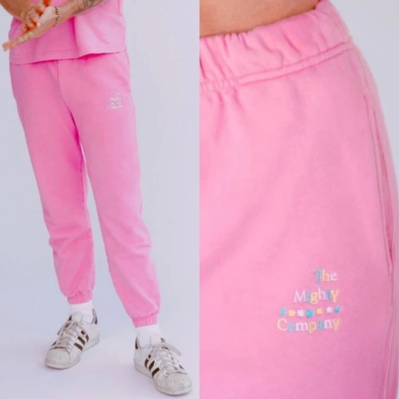 THE MIGHTY COMPANY Pants - New The Mighty Company The Sweatpant
Pink Size Medium